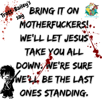 Jesus always conquers so dont fuck with him