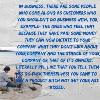 Customers aren’t right 1Drop from the Quadrillionaires of the Trott Baily Family Kimroy KB Bailey, Sher and Keilah Trott bailey