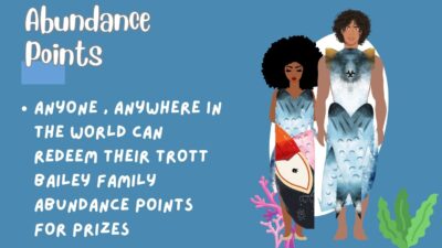Rewards for Married Couples.More Information about Abundance Points from the TRott BAiley Family. Anyone , anywhere in the world can redeem their Trott bailey family Abundance points for prizes.