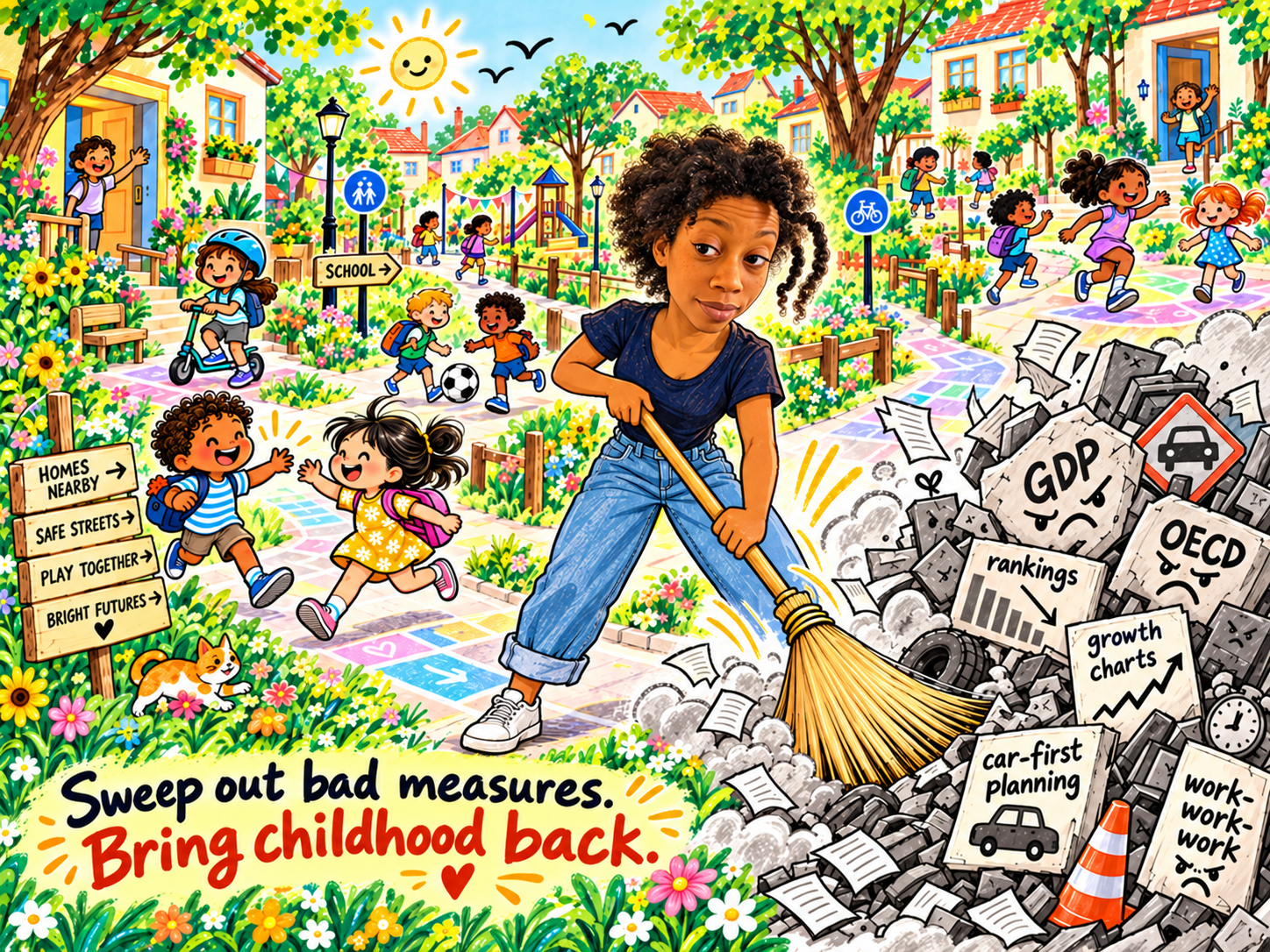 You made GDP more important Than Childhood, Now You’re Baffled there are fewer Kids