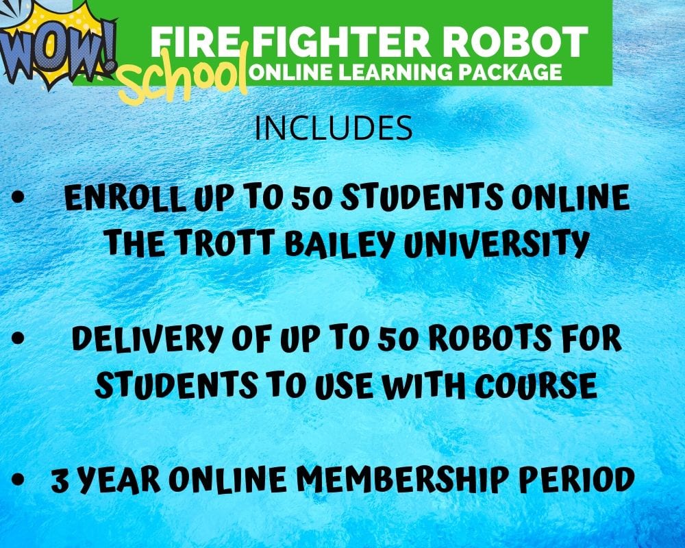 Fighter Fighter School Booster Robot Package from the Kimroy Bailey Group and Trott Bailey University 1