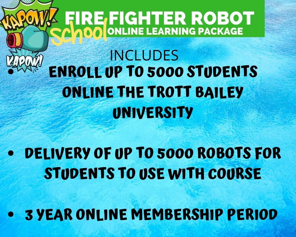 Fighter Fighter School Booster Robot Package from the Kimroy Bailey Group and Trott Bailey University 3