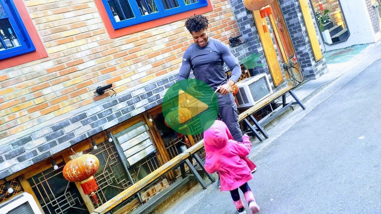 Multibillionaire Kimroy Bailey and his adorable baby Keilah Trott Bailey in China