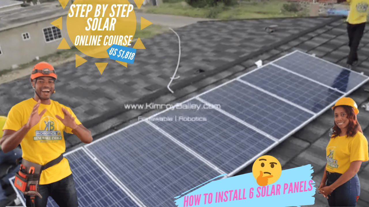 how to install 6 solar panels 3