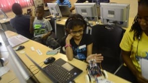 Amazing 10 Year Old Programs Robot to Follow