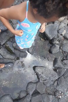 Princess Keilah Sea exploration with best dad ever Jeju Volcanic Island