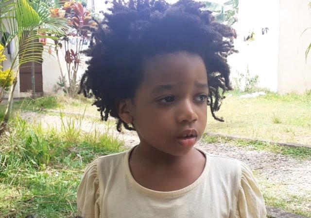 Trott Bailey Family at Missao de Paz. Under the mango tree