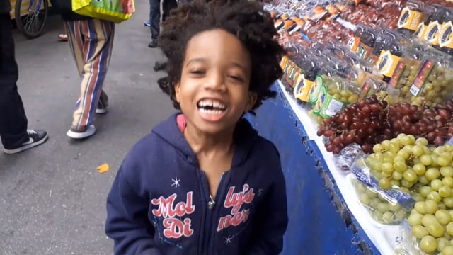 Trott Bailey Family enjoys an abundance of fresh fruits on Market Day