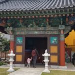 Trott Bailey family found Korean Temple hidden away in Hamdeok Jeju Volcanic Island