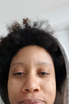 World Ruler Sher Trott Bailey brave the cold to get a shot of the crashing waves with princess Keilah