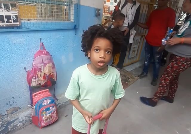 Picking up Princess Keilah from Cultural Integration session in Trott Bailey World Schooling