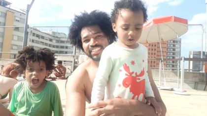 Princesses Keilah and Kaleeyon World Schooling Swim Class with Big King KB at SESC Maio de 24 Sao Paulo