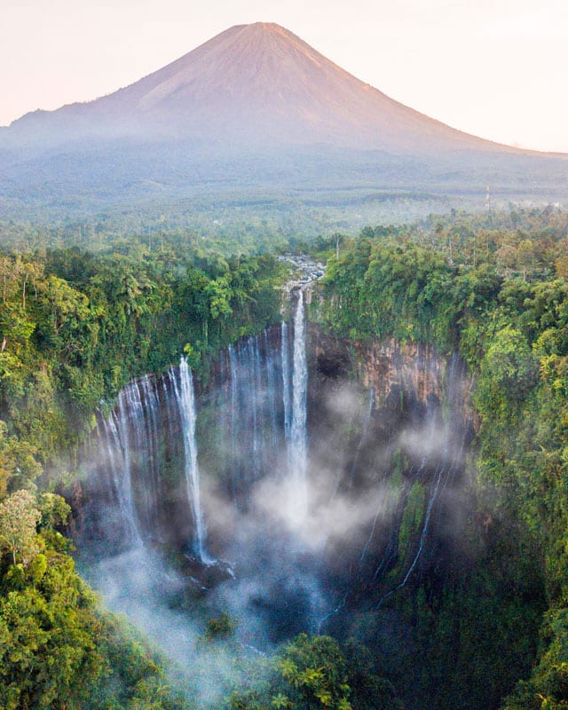 Tumpak Sewu Waterfall Indonesia How the Trott Bailey Family Travels the World