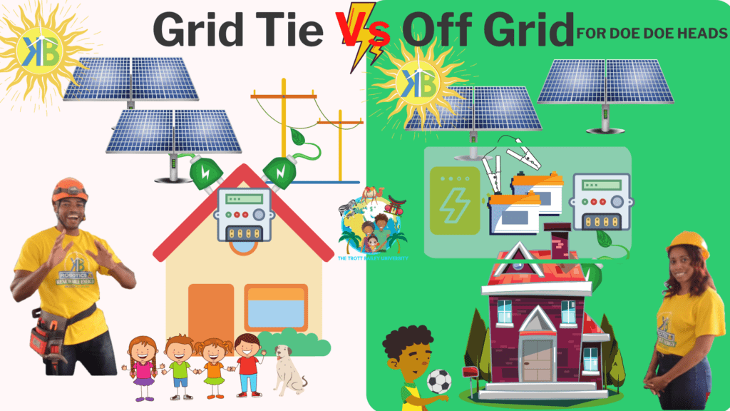 Grid Tie Vs OFF Grid for Doe Doe heads feature image