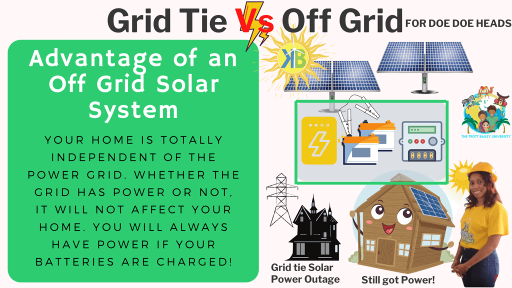 8 Advantage of an Off Grid solar system grid tie vs off grid