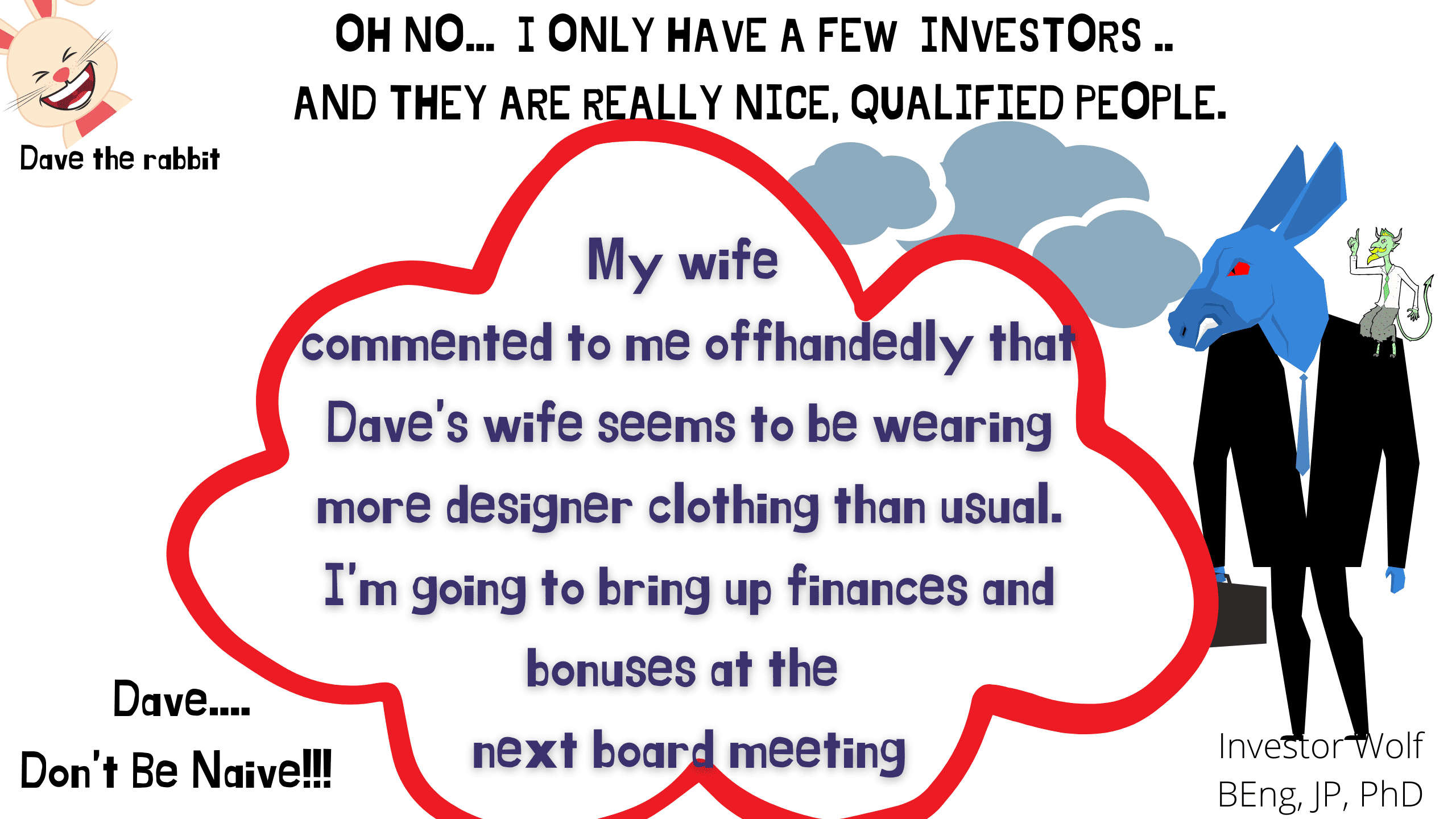 Investor’s wife Vs Business Owner Wife
