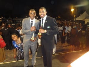 Recipient in the Category of sport, Mr. Warren Weir and International Achievement: Kimroy Bailey