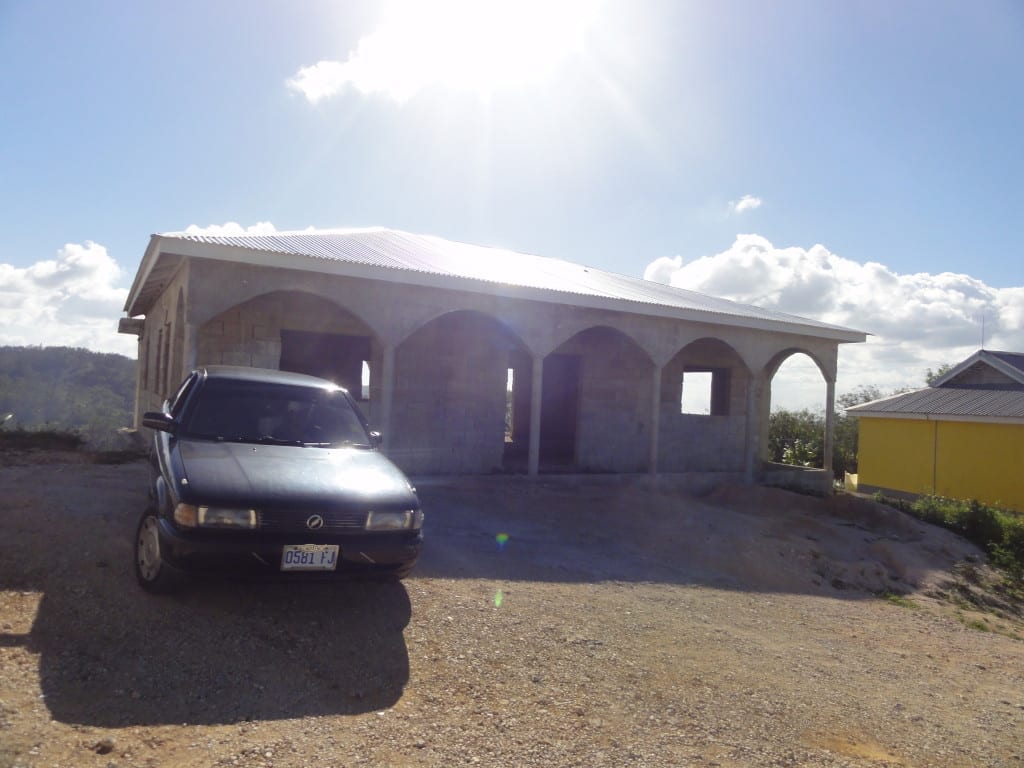 Community Center located on the grounds of the Litchfield Baptist church in the cockpit country in the Trelawny Jamaica. this served as the first location for the caribbean's premiere 100% renewable energy powered community center