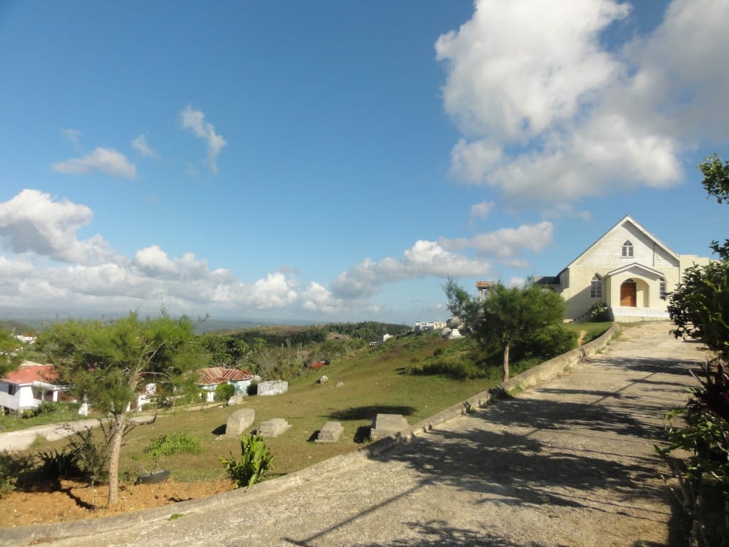 Community Center located on the grounds of the Litchfield Baptist church in the cockpit country in the Trelawny Jamaica. this served as the first location for the caribbean's premiere 100% renewable energy powered community center