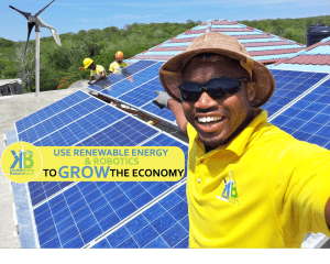 Make wind and solar systems more affordable to grow the economy through Renewable Energy & Robotics