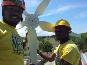 Off grid wind turbine installation
