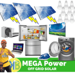 MEGA Power Off Grid Solar Complete kit from KB Group 24 Panel