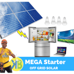 MEGA Starter Off grid solar Complete kit from KB Group