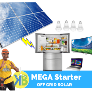 Mega Starter Off-Grid Solar System 1.7kW Kit -6 PV Panels Mega Starter Off-Grid Solar