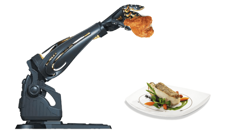 Kimroy BAiley Robotics - Robot arm serving food