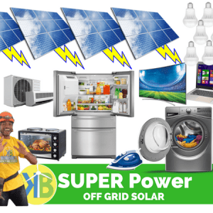 SUPER POWER OFF-GRID SOLAR Complete kit FROM KB GROUP with 30 PV Panels