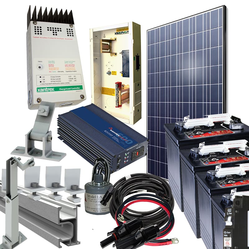 solar junior complete kit from Kimroy Bailey Renewables is the one stop shop to get started with a super reliable solar setup