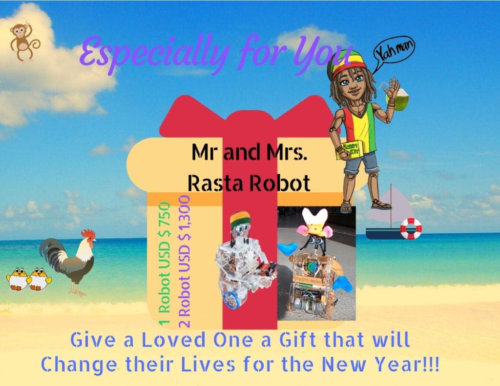 Give Rasta Robot as a Gift for New Year