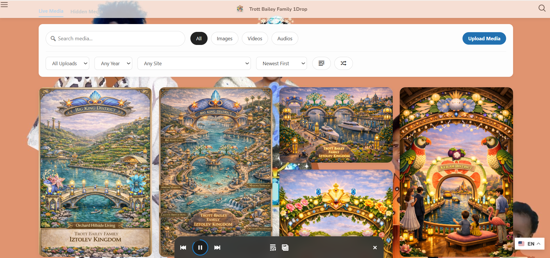 Big King Media responsive masonry grid