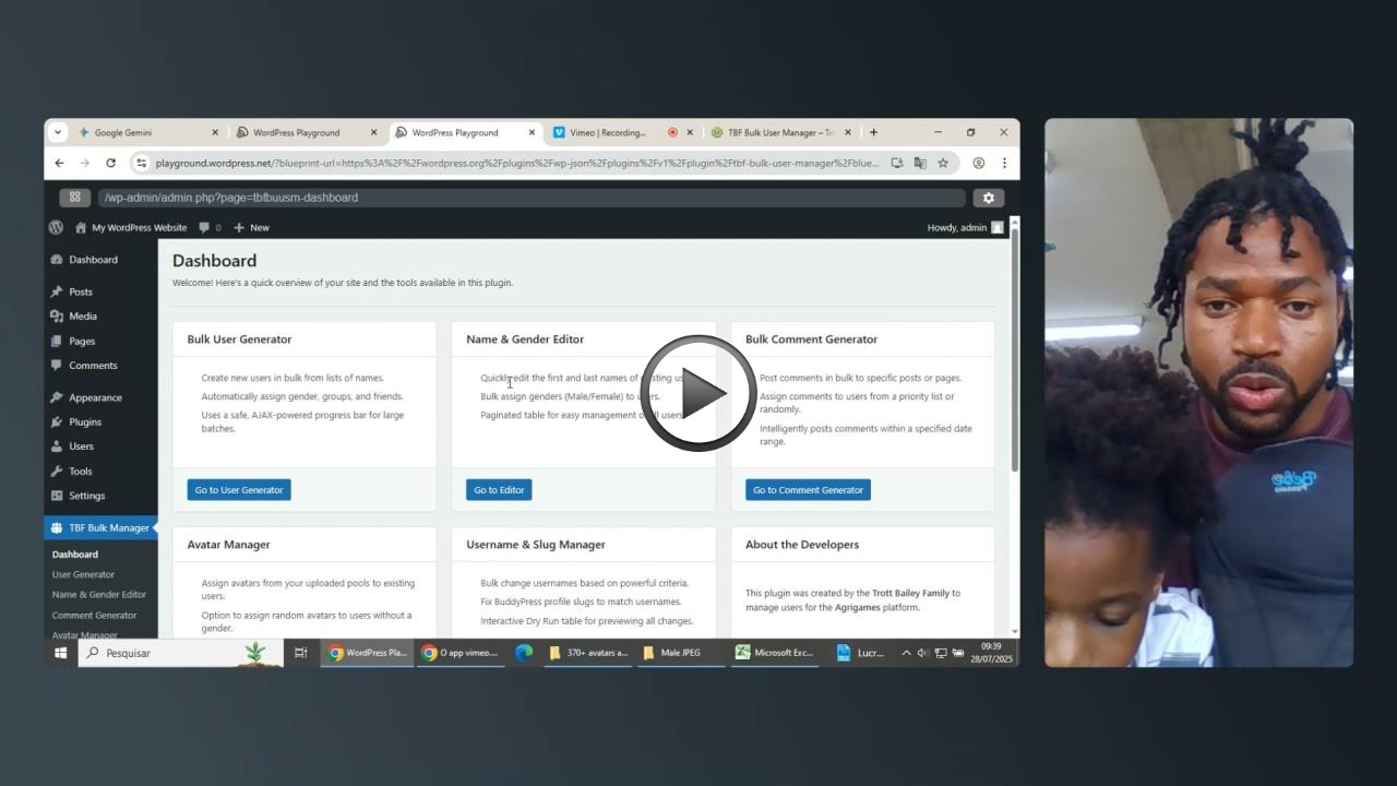 Masterclass Video Thumbnail screenshot of TBF Bulk Feedback Manager