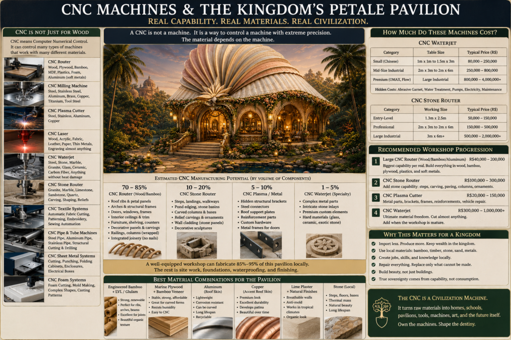 An infographic titled "CNC