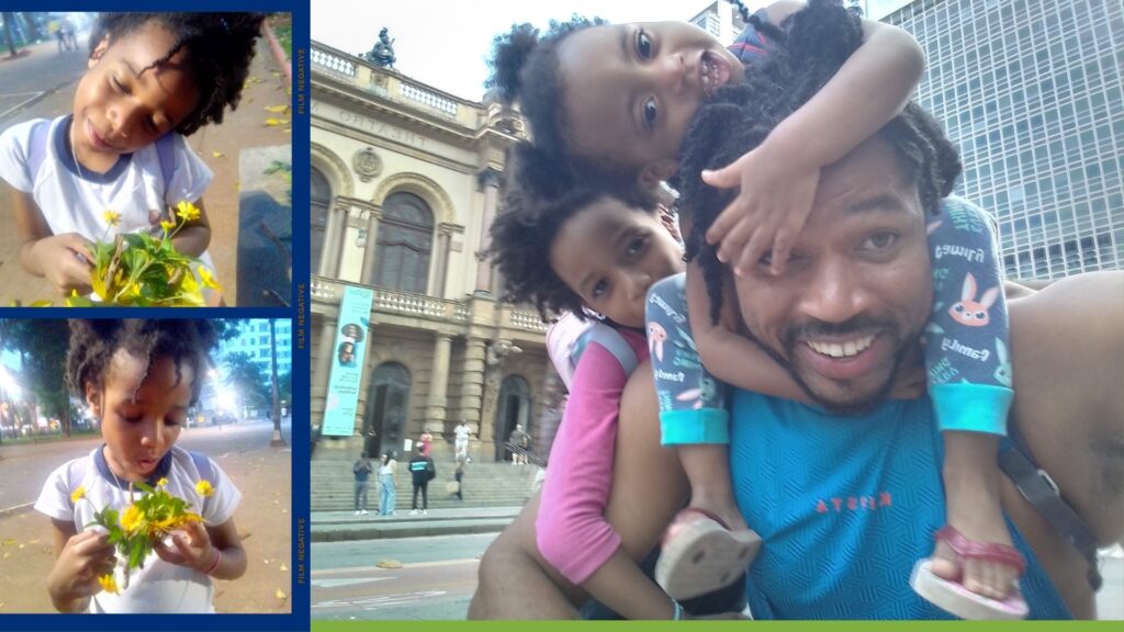 Kimroy Bailey world schooling his princesses Keilah and Kaleeyon Trott Bailey in Brazil on how to command global influence